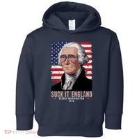 Suck It England 1776 George Washington Toddler Hoodie thumb 0