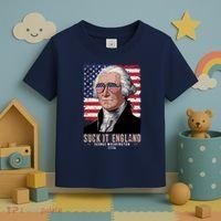 Suck It England 1776 George Washington Toddler T-Shirt thumb 3