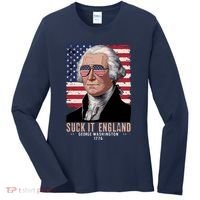 Suck It England 1776 George Washington Women's Long Sleeve Shirt thumb 0