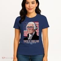Suck It England 1776 George Washington Women's T-Shirt thumb 4