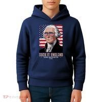 Suck It England 1776 George Washington Kids Hoodie thumb 4