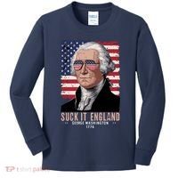 Suck It England 1776 George Washington Kids Long Sleeve Shirt thumb 0