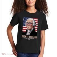 Suck It England 1776 George Washington Kids T-Shirt thumb 2