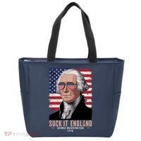 Suck It England 1776 George Washington Tote Bag thumb 0