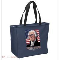 Suck It England 1776 George Washington Tote Bag thumb 2
