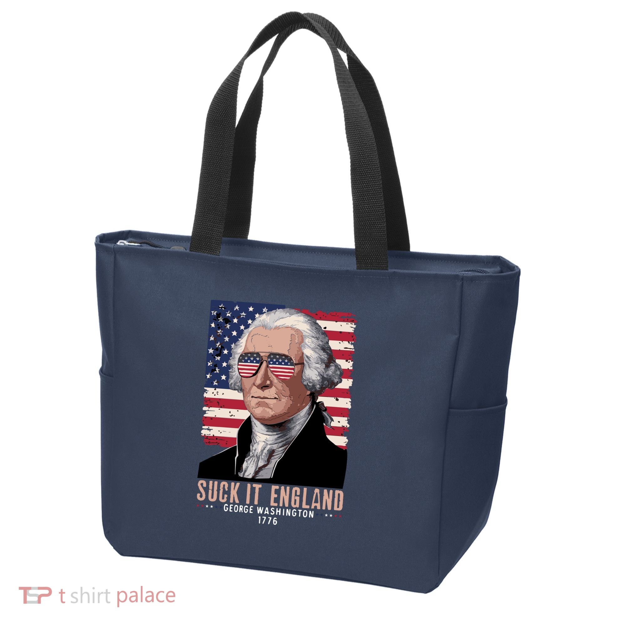 Suck It England 1776 George Washington Tote Bag