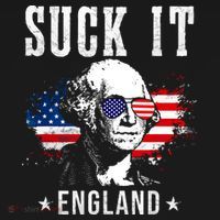 Suck It England Funny 4th Of July George Washington 1776 Ornament thumb 1