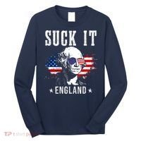 Suck It England Funny 4th Of July George Washington 1776 Long Sleeve Shirt thumb 0