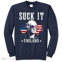 Suck It England Funny 4th Of July George Washington 1776 Sweatshirt thumb 0