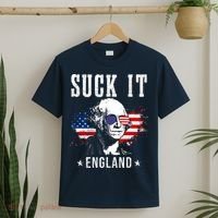 Suck It England Funny 4th Of July George Washington 1776 T-Shirt thumb 2