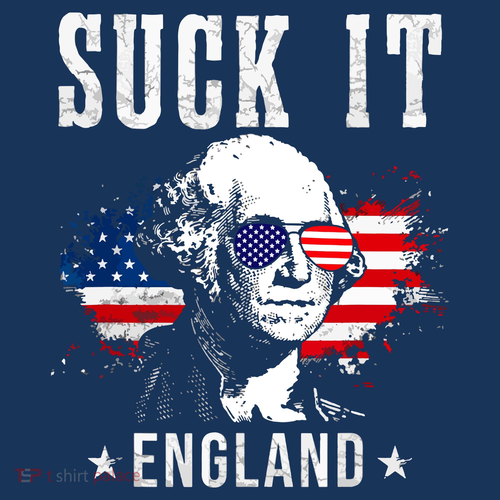 Suck It England Funny 4th Of July George Washington 1776 Women's Tank Top