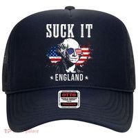 Suck It England Funny 4th Of July George Washington 1776 Hat thumb 0
