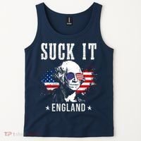 Suck It England Funny 4th Of July George Washington 1776 Tank Top thumb 2
