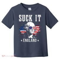 Suck It England Funny 4th Of July George Washington 1776 Toddler T-Shirt thumb 0