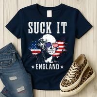 Suck It England Funny 4th Of July George Washington 1776 Women's T-Shirt thumb 3