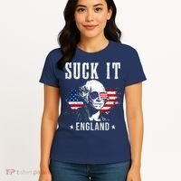Suck It England Funny 4th Of July George Washington 1776 Women's T-Shirt thumb 4