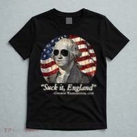 Suck It England Funny 4th Of July George Washington 1776 T-Shirt thumb 5