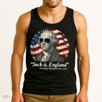 Suck It England Funny 4th Of July George Washington 1776 Tank Top thumb 3