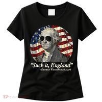 Suck It England Funny 4th Of July George Washington 1776 Women's T-Shirt thumb 0