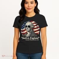 Suck It England Funny 4th Of July George Washington 1776 Women's T-Shirt thumb 4
