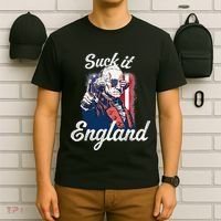 Suck It England Funny George Washington USA Flag 4th of July T-Shirt thumb 6