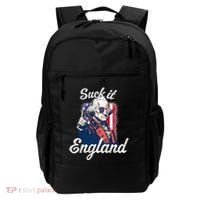 Suck It England Funny George Washington USA Flag 4th of July Backpack thumb 0
