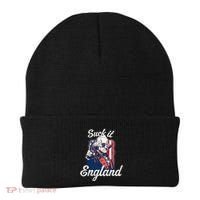 Suck It England Funny George Washington USA Flag 4th of July Beanie thumb 0