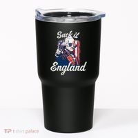 Suck It England Funny George Washington USA Flag 4th of July Tumbler thumb 0