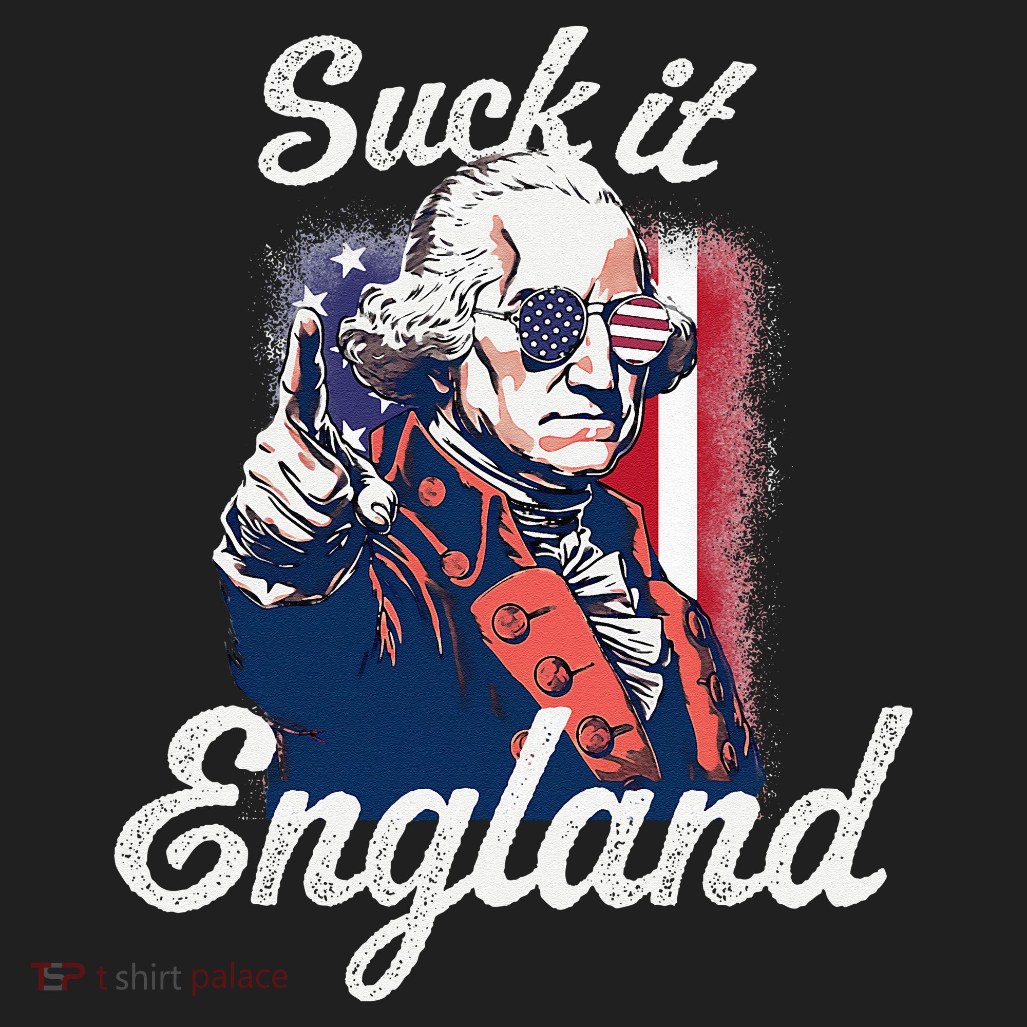 Suck It England Funny George Washington USA Flag 4th of July Hat