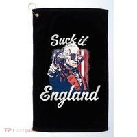 Suck It England Funny George Washington USA Flag 4th of July Golf Towel thumb 0