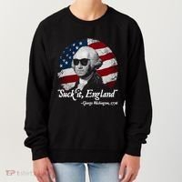 Suck It England Funny 4th Of July George Washington 1776 Women's Sweatshirt thumb 0