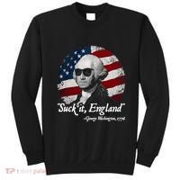 Suck It England Funny 4th Of July George Washington 1776 Sweatshirt thumb 0