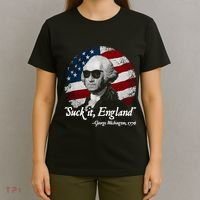 Suck It England Funny 4th Of July George Washington 1776 T-Shirt thumb 4