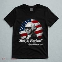 Suck It England Funny 4th Of July George Washington 1776 T-Shirt thumb 5