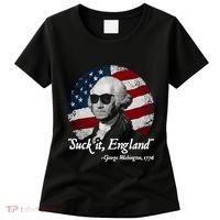 Suck It England Funny 4th Of July George Washington 1776 Women's T-Shirt thumb 0