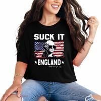 Suck It England Funny 4th Of July George Washington 1776 Comfort Colors T-Shirt thumb 0