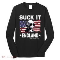 Suck It England Funny 4th Of July George Washington 1776 Long Sleeve Shirt thumb 0