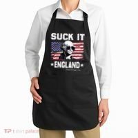 Suck It England Funny 4th Of July George Washington 1776 Apron thumb 2