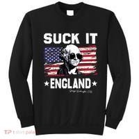 Suck It England Funny 4th Of July George Washington 1776 Sweatshirt thumb 0