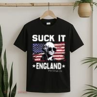 Suck It England Funny 4th Of July George Washington 1776 T-Shirt thumb 2