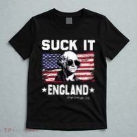 Suck It England Funny 4th Of July George Washington 1776 T-Shirt thumb 5