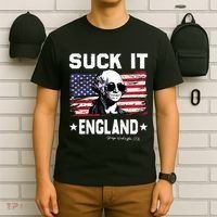 Suck It England Funny 4th Of July George Washington 1776 T-Shirt thumb 6