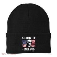Suck It England Funny 4th Of July George Washington 1776 Beanie thumb 0