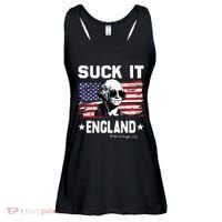 Suck It England Funny 4th Of July George Washington 1776 Ladies Essential Flowy Tank thumb 0