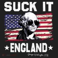 Suck It England Funny 4th Of July George Washington 1776 24oz Duet Stainless Steel Tumbler thumb 2
