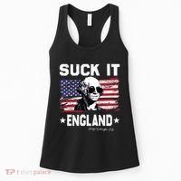 Suck It England Funny 4th Of July George Washington 1776 Women's Tank Top thumb 0