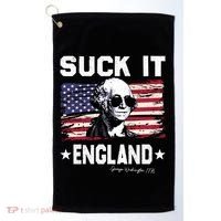 Suck It England Funny 4th Of July George Washington 1776 Golf Towel thumb 0