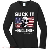 Suck It England Funny 4th Of July George Washington 1776 Women's Long Sleeve Shirt thumb 0