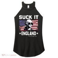 Suck It England Funny 4th Of July George Washington 1776 Women's Perfect Tri Rocker Tank thumb 0