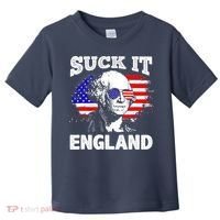 Suck It England Funny 4th Of July Flag Patriotic Toddler T-Shirt thumb 0
